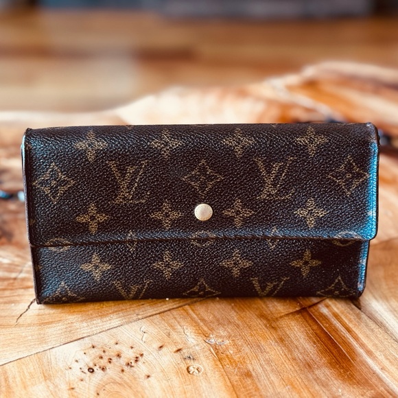 🔥Louis Vuitton monogram international long wallet vintage 2000 made in france - Picture 3 of 14